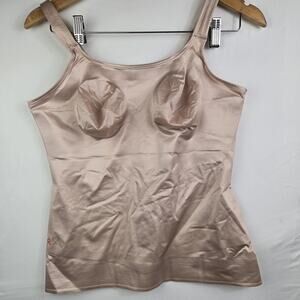 Ruby Ribbon Original Cami Shaping Tank Beige Size 40 Style 3012